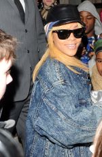 RIHANNA Leaves Her Hotel in London 02/19/2026