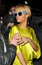 RIHANNA Leaves Mahiki Bar Nightclub in London 02/21/2012
