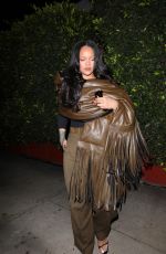 RIHANNA Out for a Late-night Dinner with Friends in Santa Monica 02/28/2026