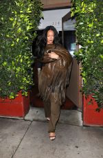 RIHANNA Out for a Late-night Dinner with Friends in Santa Monica 02/28/2026