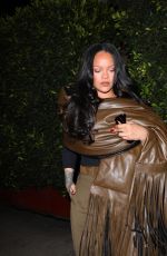 RIHANNA Out for a Late-night Dinner with Friends in Santa Monica 02/28/2026