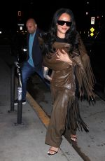 RIHANNA Out for a Late-night Dinner with Friends in Santa Monica 02/28/2026