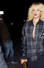 RIHANNA Out for Dinner at Giorgio Baldi in Santa Monica 02/12/2012