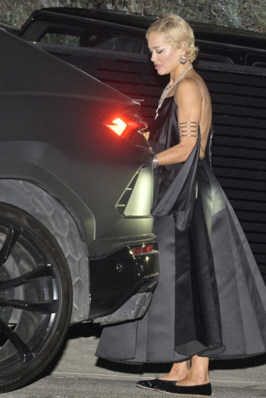 RITA ORA Arrives at Pre-Oscar Party in Hollywood Hills 03/13/2026