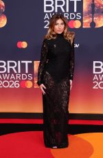 ROSIE MCCLELLAND at BRIT Awards 2026 at Co-op Live in Manchester 02/28/2026