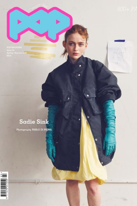 SADIE SINK for Pop Magazine, Spring/summer 2026
