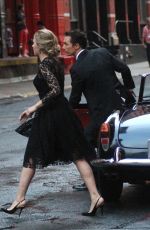SCARLETT JOHANSSON Filming a Dolce & Gabbana Campaign for Fragrance The One in New York 03/07/2026