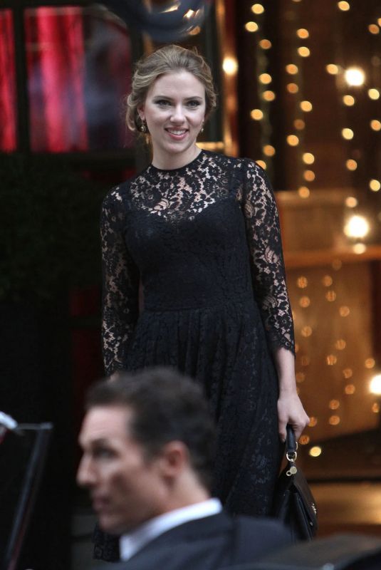 SCARLETT JOHANSSON Filming a Dolce & Gabbana Campaign for Fragrance The One in New York 03/07/2026