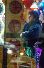 SELENA GOMEZ and Benny Blanco at a Bowling and Arcade Date Night in Los Angeles 03/17/2026