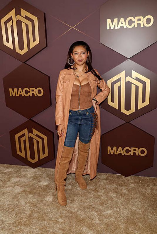 SIERRA CAPRI at MACRO 8th Annual Pre-Oscars Party at Audrey Irmas Pavillion 03/12/2026
