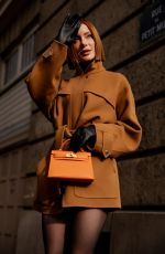 SIRA PEVIDA Arrives at Hermes Show at Paris Fashion Week 03/07/2026