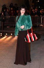 SOPHIE THATCHER at McQueen Womenswear Fall/Winter 2026-2027 Show at Paris Fashion Week 03/08/2026