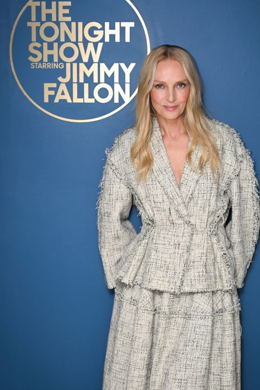 UMA THURMAN at Tonight Show Starring Jimmy Fallon 03/11/2026