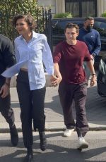 ZENDAYA and Tom Holland Leaves Shangri La Palace in Paris 03/24/2026