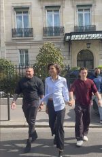 ZENDAYA and Tom Holland Leaves Shangri La Palace in Paris 03/24/2026