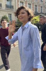 ZENDAYA and Tom Holland Leaves Shangri La Palace in Paris 03/24/2026
