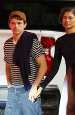 ZENDAYA and Tom Holland Out for Dinner in Los Angeles 03/20/2026