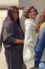 ZENDAYA Out and About Promotes The Drama in Paris 03/24/2026