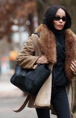 ZOE KRAVITZ Out and About in New York 03/12/2026