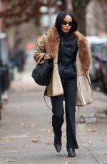 ZOE KRAVITZ Out and About in New York 03/12/2026