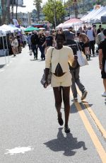 ADUT AKECH Out Shopping at Farmers Market in Studio City 04/05/2026