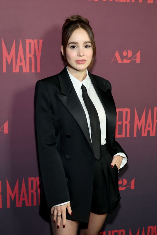 ALBA BAPTISTA at Mother Mary Screening at Metrograph in New York City 04/13/2026