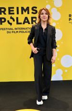 ALIX POISSON at a Photoshoot at 6th Reims Polar Film Festival in Reims 04/02/2026