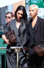 AMELIA HAMLIN and IRIS LAW at a Photoshoot of DKNY in Tribeca in New York 04/17/2026