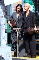 AMELIA HAMLIN and IRIS LAW at a Photoshoot of DKNY in Tribeca in New York 04/17/2026