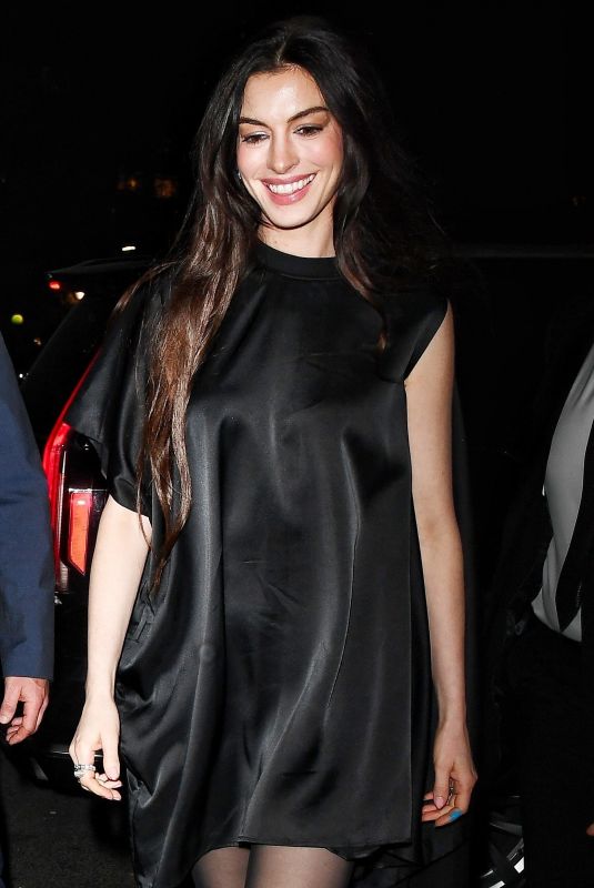ANNE HATHAWAY Arrives at Mother Mary Premiere After-Party in New York City 04/13/2026
