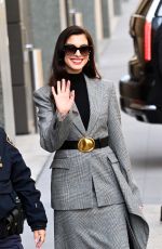 ANNE HATHAWAY Arrives Good Morning America Studio in New York City 04/27/2026