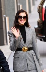 ANNE HATHAWAY Arrives Good Morning America Studio in New York City 04/27/2026