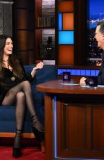 ANNE HATHAWAY at Late Show with Stephen Colbert 04/15/2026