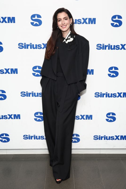 ANNE HATHAWAY at SiriusXM Studios in New York City 04/20/2026