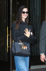 ANNE HATHAWAY Out for a Promo Run in New York City 04/16/2026