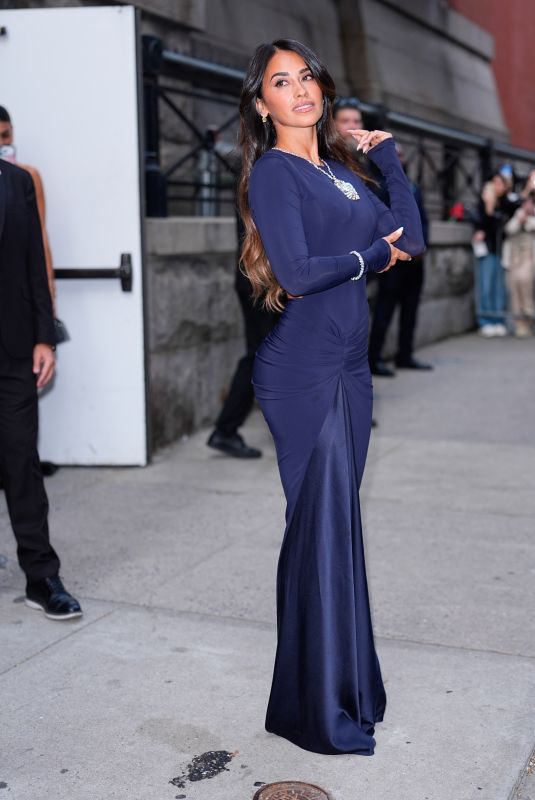 ANTONELLA ROCCUZZO Arrives at Tiffany Blue Book Gala in New York 04/16/2026
