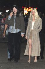 ANYA TAYLOR-JOY Arrives at Justin Bieber