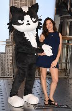 AUBREY PLAZA at Empire State Building with Cast of Kevin in New York 04/16/2026