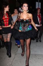 AUDRINA PATRIDGE at Halloween Party at the Roosevelt Hotel in Hollywood 10/31/2008