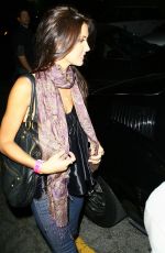 AUDRINA PATRIDGE Leaves Apple Nightclub in West Hollywood 10/07/2008