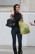 AUDRINA PATRIDGE Leaves Fusion Hair in West Hollywood 10/31/2008