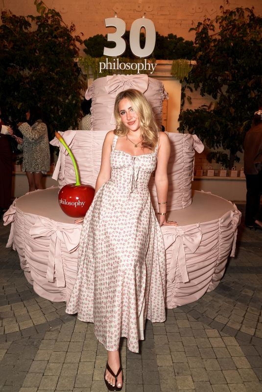 AVA KOLKER at Philosophy 30th Birthday Celebration in Los Angeles 04/02/2026