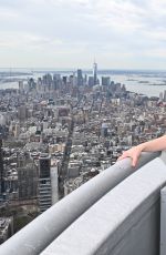 BARBIE FERREIRA at Empire State Building in New York City 04/01/2026