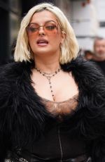 BEBE REXHA Arrives at Nrj Radio Studios in Paris 04/15/2026
