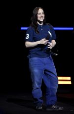 BILLIE EILISH Promotes Billie Eilish: Hit Me Hard and Soft - The Tour Live in 3D at CinemaCon in Las Vegas 04/16/2026