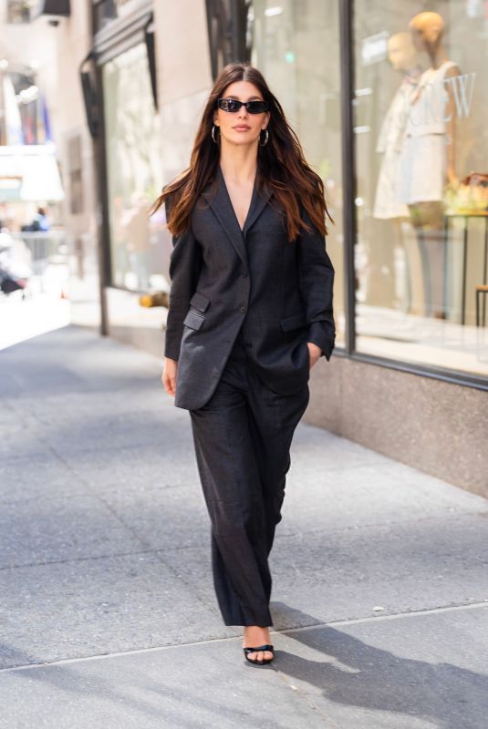 CAMILA MORRONE Out at Midtown in New York City 04/06/2026
