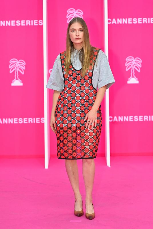 CAMILLE RAZAT at Day Two Pink Carpet at 9th Cannesseries Festival in Cannes 04/24/2026