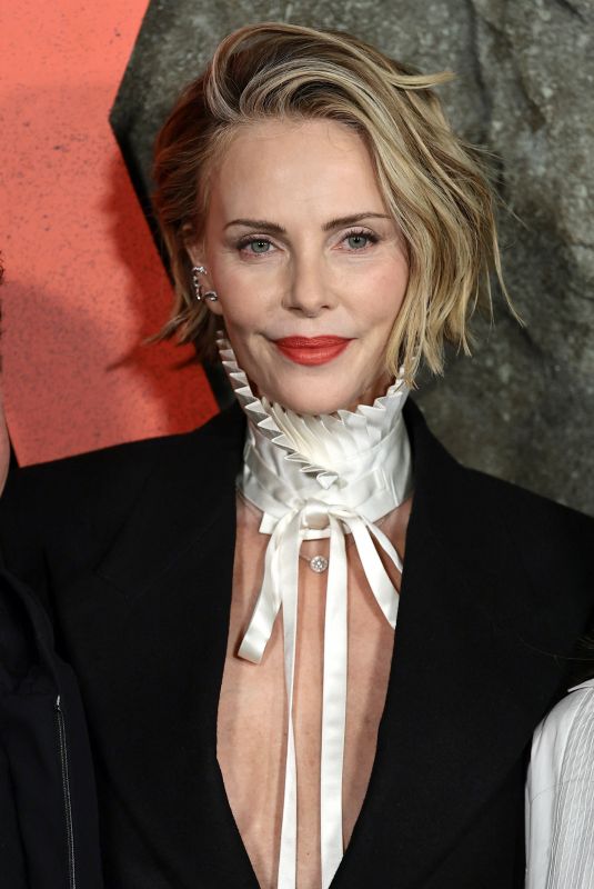 CHALIZE THERON at Apex Premiere in New York City 04/22/2026