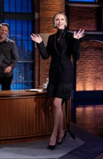 CHARLIZE THERON at Late Night with Seth Mayers 04/23/2026
