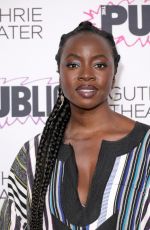 DANAI GURIRA at Sally & Tom Opening Night at The Public Theater in New York City 04/16/2026